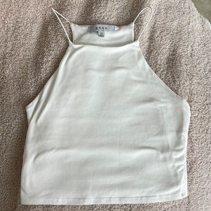 Gaze white XS tank top